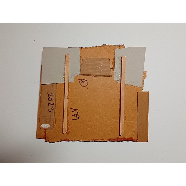 Wood Contemporary Abstract Aerosol on Assembled Masonite (Isorel) "Untitled 179" by Andre Debono For Sale - Image 7 of 7