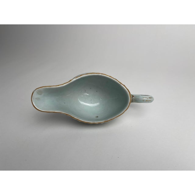 Ceramic 18th Century Qinglong Chinese Export Sauce Boat For Sale - Image 7 of 7