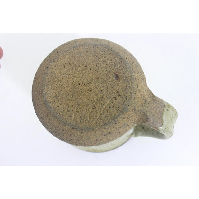 Coffee Vintage Studio Pottery Mug Signed For Sale - Image 8 of 9