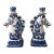 Vintage Russian Gzhel Blue & White Horse-Form Candlesticks – A Pair For Sale