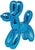 Ceramic Interior Illusions Plus Royal Blue Ceramic Dog Piggy Bank - 12" tall For Sale - Image 7 of 7