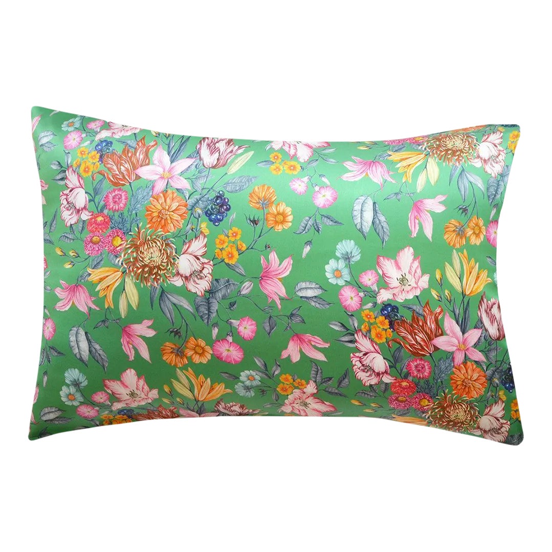 Silk Pillowcase Made With Liberty Fabric Stately Bouquet Chairish