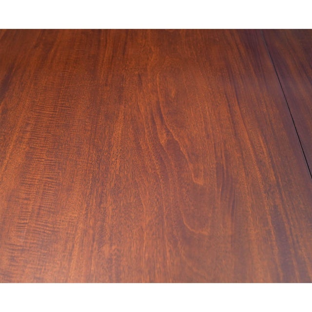 Old Colony Furniture Vintage Old Colony Furniture Mahogany Dining Table For Sale - Image 4 of 15