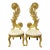 1990s Italian Baroque White Chair – High Back & Gold Leaf Details For Sale