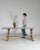 French Country Oak Harp Dining Table France 1970s For Sale - Image 3 of 14