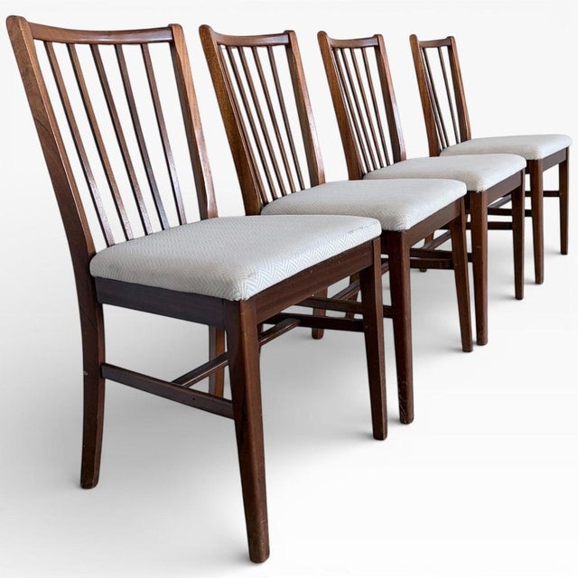 Mid-Century Dining Chairs from Morris of Glasgow, 1960s, Set of 4 For Sale - Image 3 of 8