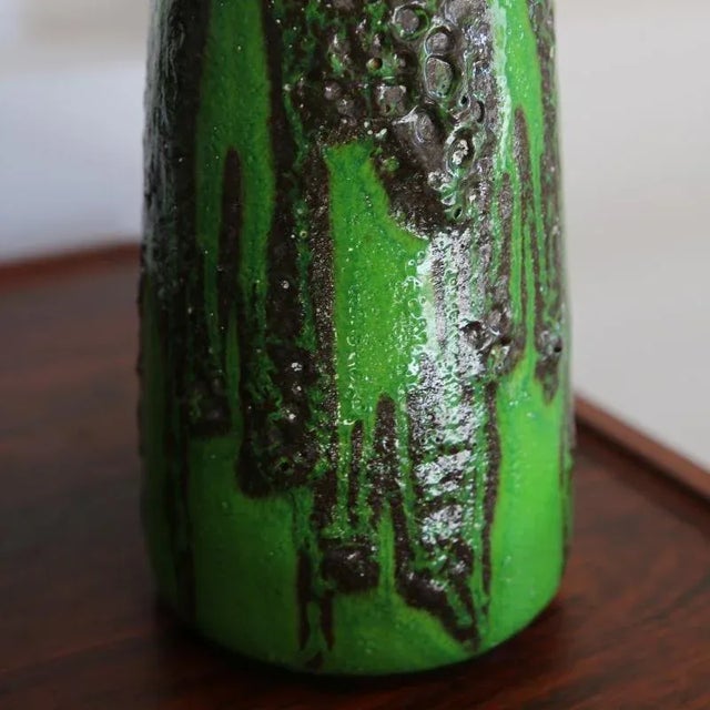 Vintage Table Lamp in Fat Lava from Scheurich, 1960s For Sale - Image 9 of 14