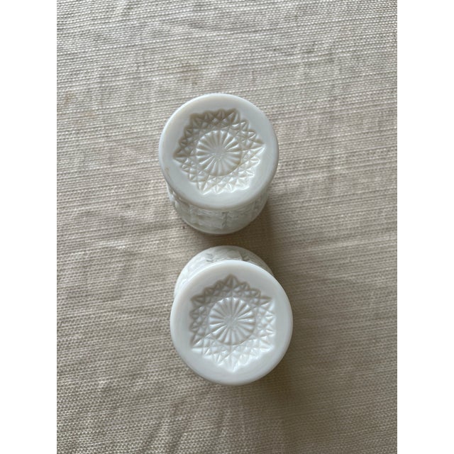 Vintage Milk Glass Tumblers – Set of 2 For Sale In New York - Image 6 of 6