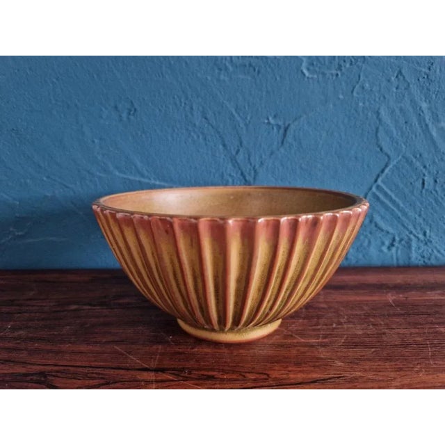 Stoneware Bowl by Christian Poulsen for Bing & Grøndahl, 1950s For Sale - Image 6 of 6