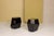 Three Rocks High Side Table in Black Glass from Insidherland For Sale - Image 4 of 10