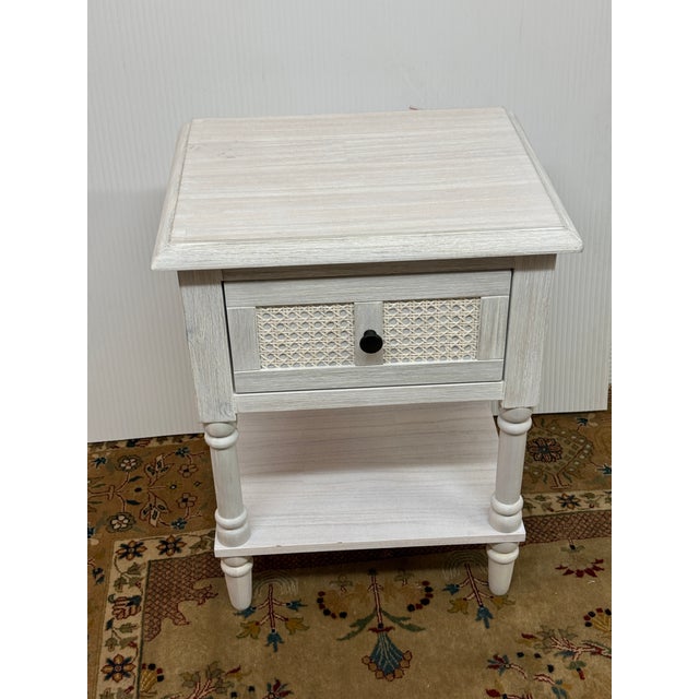 Contemporary Rustic European Flagstaff Nightstand For Sale - Image 3 of 12