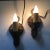 Vintage Art Deco Cast Iron Sconces - a Pair For Sale - Image 9 of 13