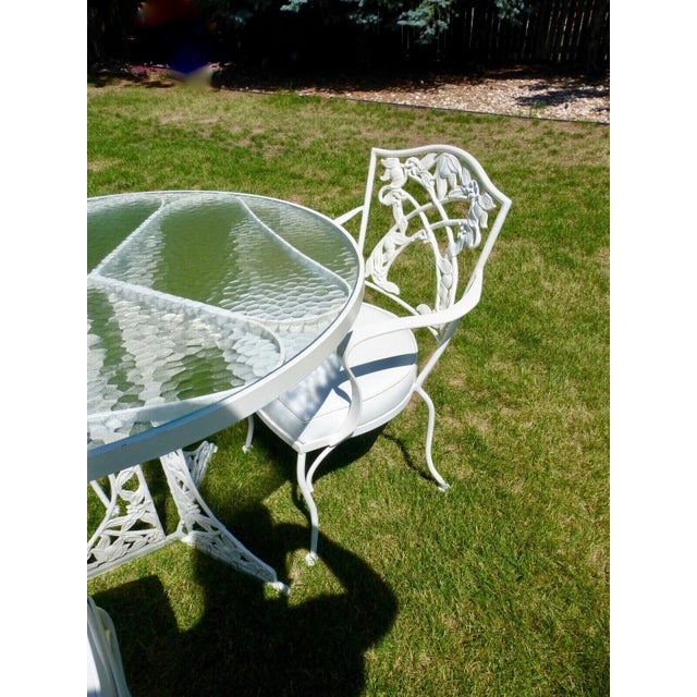 Vintage O W Lee Patio Furniture Set Table & Chairs 5 Pc Set Chairish
