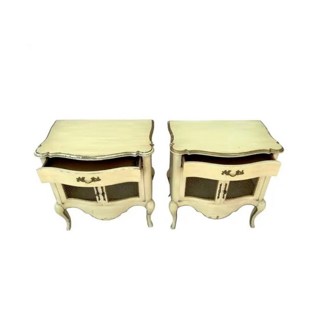Louis XV Style Nightstands by John Widdicomb, a Pair For Sale In Tampa - Image 6 of 15