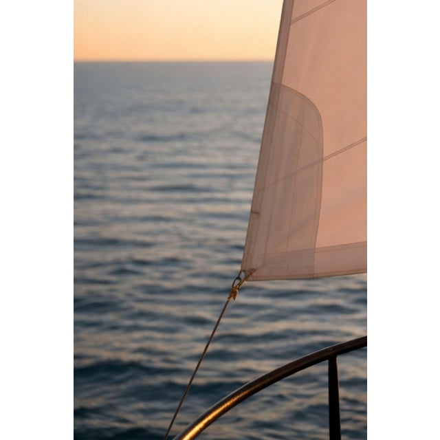 Sailboat Detail, Minimalist Coastal Art Print, 24″ × 36″ For Sale - Image 4 of 8