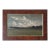 Small Antique 19th Century Oil Painting Moody Rural Landscape Scene For Sale
