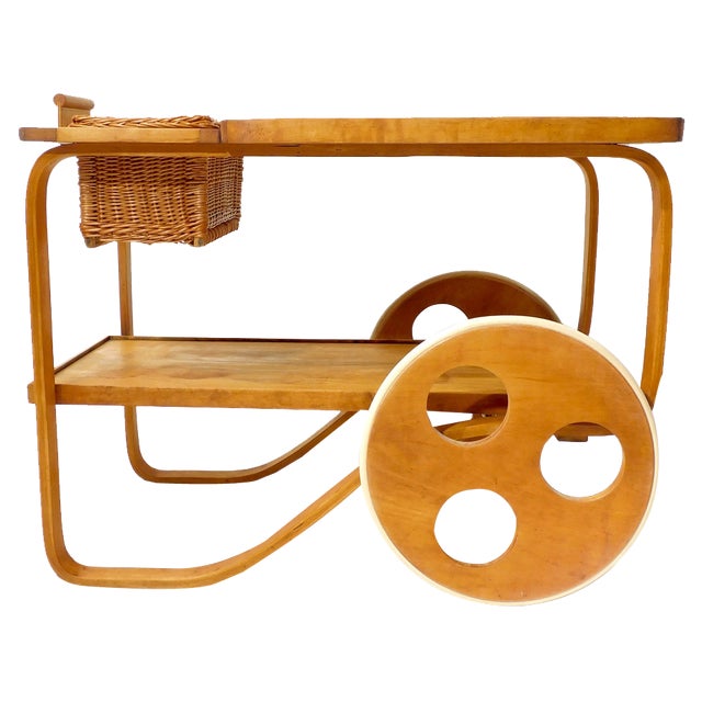 Vintage Tea Cart by Alvar Aalto for Horgenglarus, 1930 For Sale