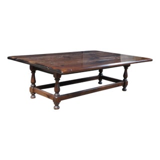 1976 Ethan Allen Old Tavern Pine Farmhouse Dropleaf Coffee Table For Sale