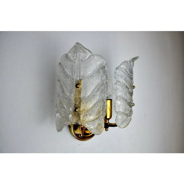 Murano Glass Flower Wall Lights by Carl Fagerlund, 1970s For Sale - Image 6 of 8