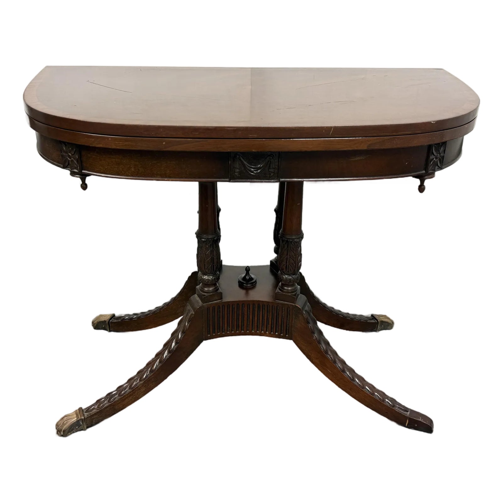 Craig Furniture Museum Reproduction Pembroke Card Table | Chairish