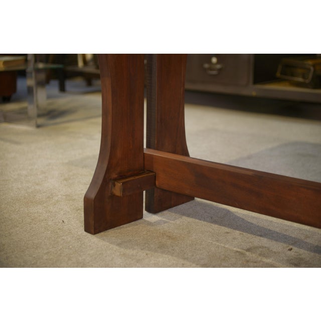 Brutalist Beechwood Table, 1950s For Sale - Image 3 of 9