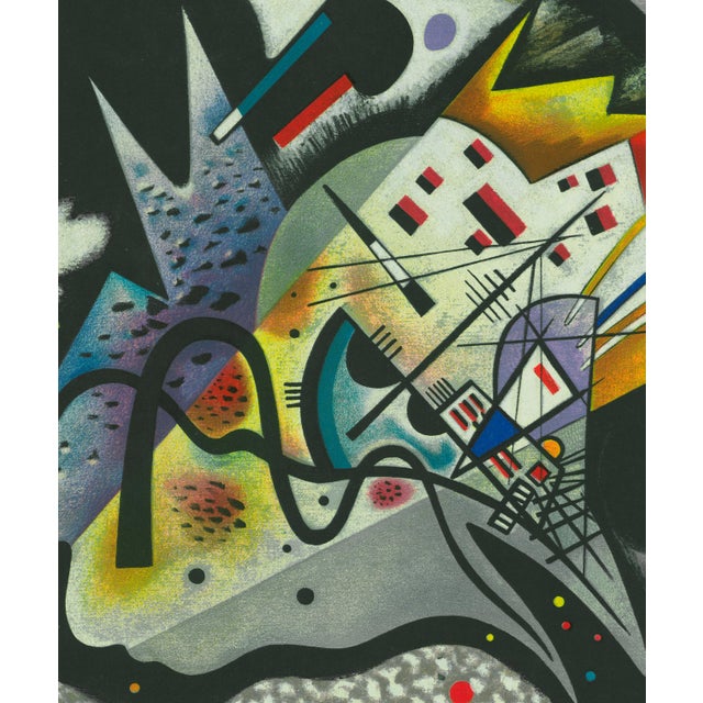 Abstract 1960 Wassily Kandinsky Lithograph "Dans Le Cercle Noir" (In the Black Circle) For Sale - Image 3 of 6