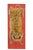 This Vintage Indian Painted Panel is a striking work of folk art featuring a boldly rendered Tibetan style tiger set...