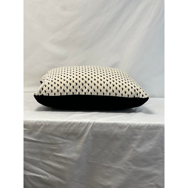 The House of Scalamandre Scalamandré Ermine 22” Feather/Down Pillow For Sale - Image 4 of 4