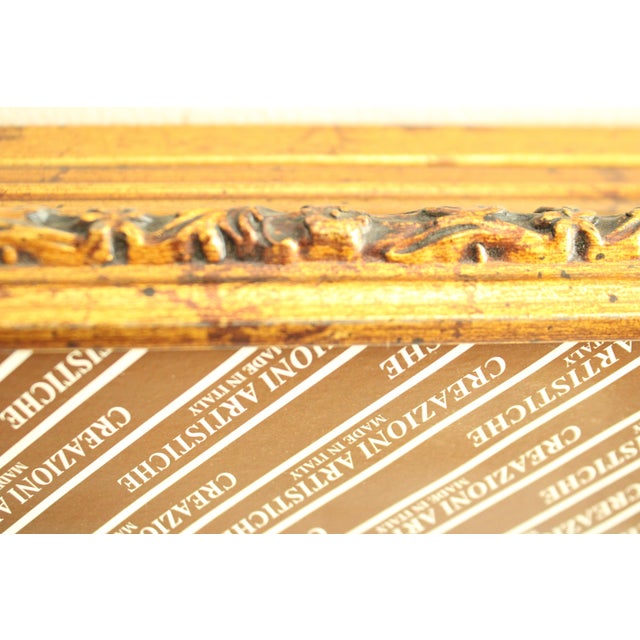 Italian Gold Gilt Curio Wall Cabinet "Horchow" For Sale In Los Angeles - Image 6 of 10