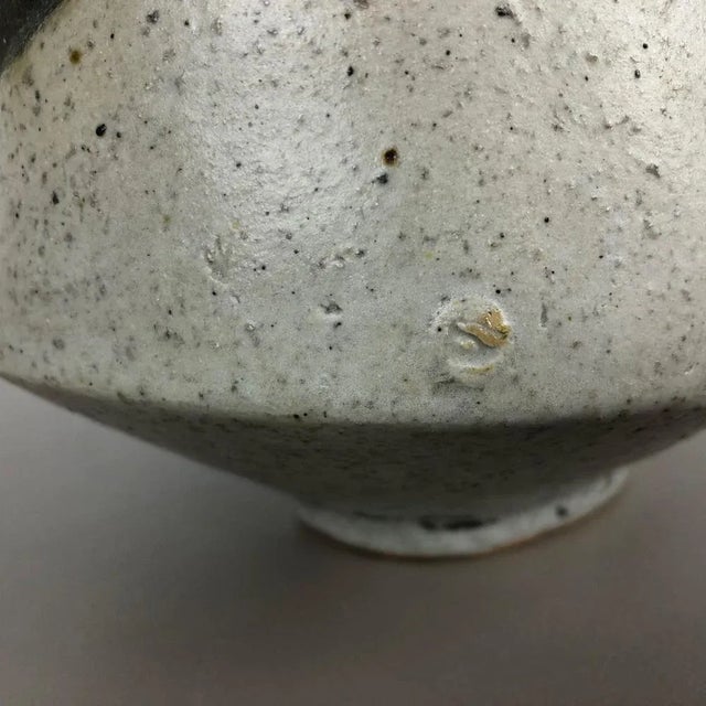 Ceramic Studio Pottery Object Vase by Bruno and Ingeborg Asshoff, Germany, 1960s For Sale - Image 17 of 18