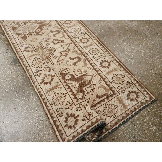 Galerie Shabab Collection Mid-20th Century Turkish Anatolian Long Runner For Sale - Image 9 of 10