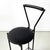 Metal Italian Modern High Stool in Black Metal and Rubber, 1980s For Sale - Image 7 of 15