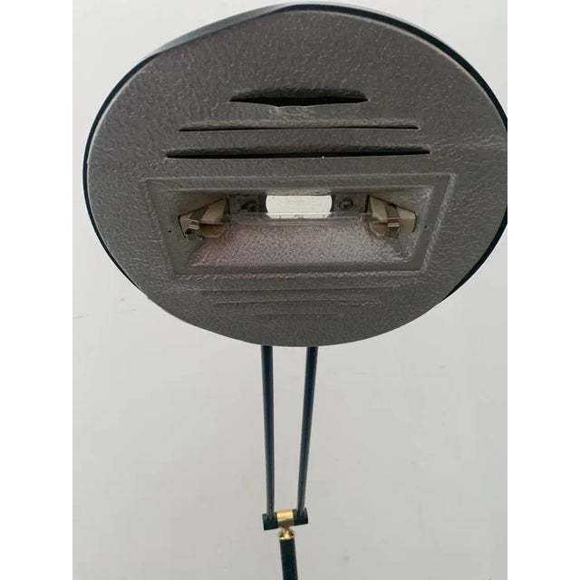 Adjustable Floor Lamp with Brass Details For Sale - Image 6 of 10