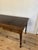 Antique English Library Desk With Leather Top For Sale - Image 4 of 16