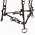 Industrial Pair of Artist-Made Iron and Oak Stools, C 1960 For Sale - Image 3 of 5