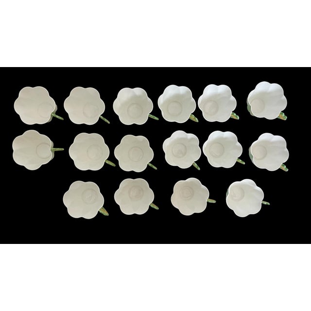 Early 20th Century Rare Shelley "Apple Green Star" 63 Piece China Tea Service — England, C. 1925–45 For Sale - Image 5 of 12