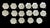 Early 20th Century Rare Shelley "Apple Green Star" 63 Piece China Tea Service — England, C. 1925–45 For Sale - Image 5 of 12