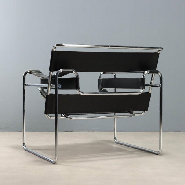 Wassily Chair by Marcel Breuer for Gavina For Sale - Image 9 of 12