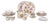 Denby Floral Pottery Partial Dinner Service Set, 17 Pieces For Sale