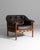 Animal Skin 1960s Chocolate Brown Danish Mid-Century Modern Armchair Attributed to Ellekær & Norell for Coja For Sale - Image 7 of 18