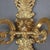 Gilt Bronze Figural 2-Light Wall Sconce with Lion Head, 20thC Measures - 15 1/4h x 12 3/4 w 4 1/4d