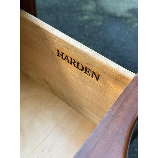 Harden Solid Cherry French Three Drawer Commode / Dresser For Sale - Image 10 of 12