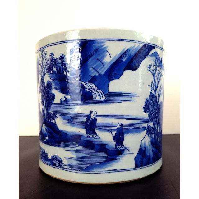 Chinese Chinese Porcelain Shi Lang Commemorative Bitong For Sale - Image 3 of 7