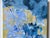 Textile Original-Jardin d'Hiver-Cloud Dahlias in Blue-Shizico Yi-British Awarded Artist-Impasto on Canvas For Sale - Image 7 of 17