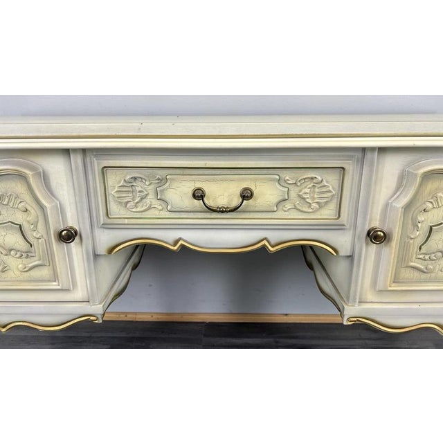 White Vintage French Sideboard in Wood For Sale - Image 8 of 13