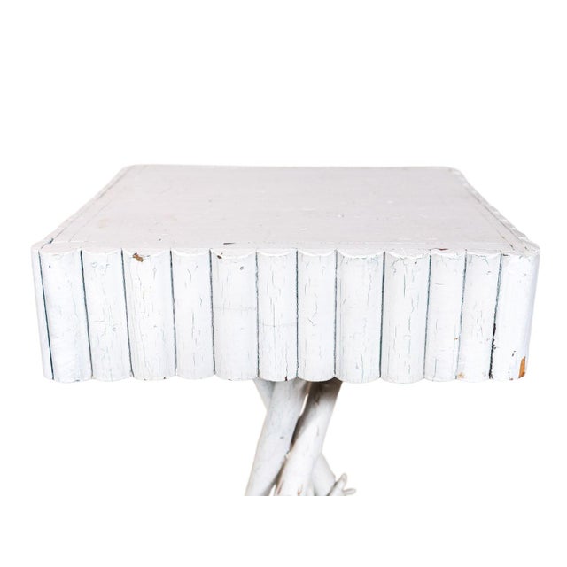 Vintage White Twig Table For Sale - Image 4 of 5