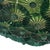 Carlo Nason Deep Teal Venetian Glass Flush Mount by Carlo Nason, Murano, Italy For Sale - Image 4 of 9
