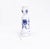 White Porcelain Candlestick with Blue Floral Pattern fom Meissen, 1980s For Sale - Image 8 of 8