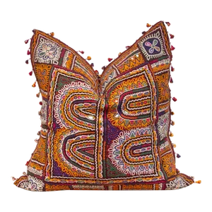 Keya Rajasthani Embroidered Decorative Pillow