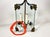 Vintage Art Deco Glass & Bronze Pendant Light, 1950s For Sale - Image 8 of 9